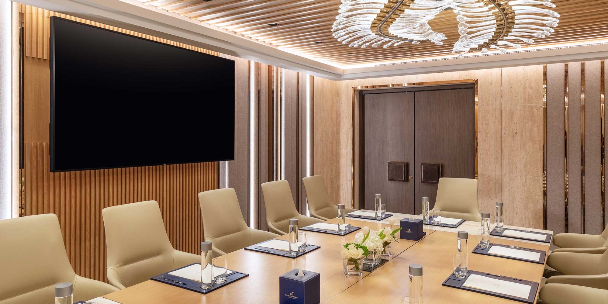 Boardroom for 12 guests at Taj Exotica Resort & Spa, The Palm, Dubai