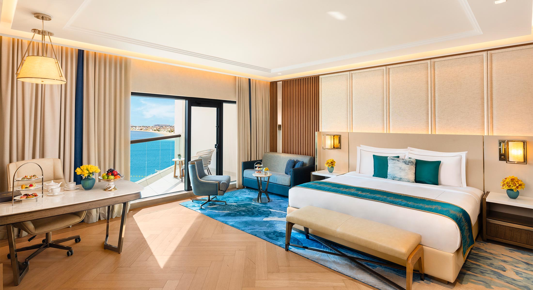 LuxuryFamilyPalmSeaViewRoomKingBed