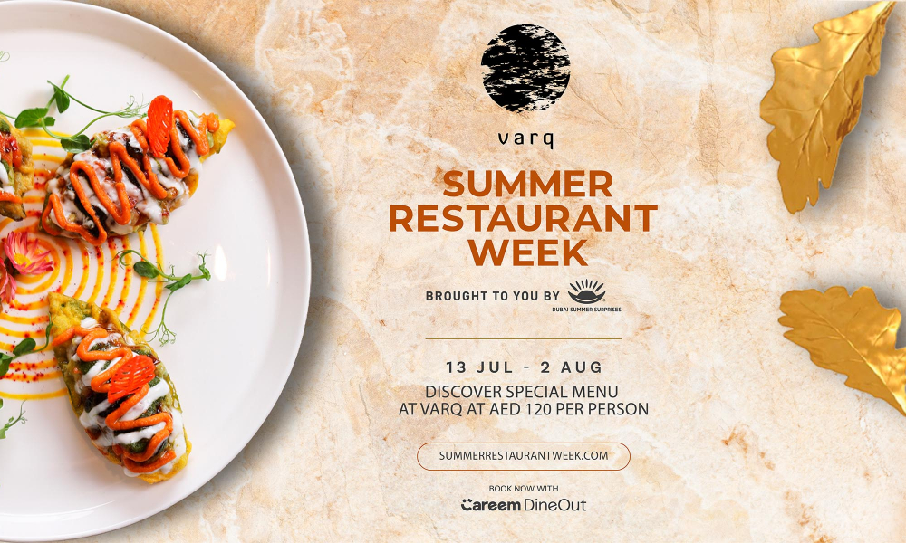 Varq Dubai Summer Restaurant Week Taj Exotica Palm Jumeirah